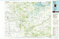 Hallock Minnesota Historical topographic map, 1:100000 scale, 30 X 60 Minute, Year 1985