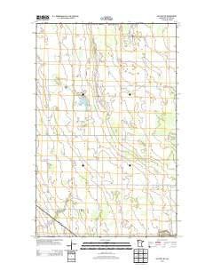 Hallock NE Minnesota Historical topographic map, 1:24000 scale, 7.5 X 7.5 Minute, Year 2013