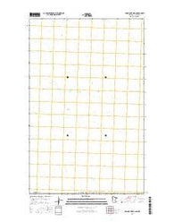 Hallock NE OE N Minnesota Current topographic map, 1:24000 scale, 7.5 X 7.5 Minute, Year 2016
