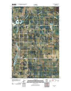 Halma Minnesota Historical topographic map, 1:24000 scale, 7.5 X 7.5 Minute, Year 2010
