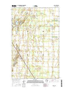 Halma Minnesota Current topographic map, 1:24000 scale, 7.5 X 7.5 Minute, Year 2016
