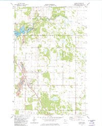 Halma Minnesota Historical topographic map, 1:24000 scale, 7.5 X 7.5 Minute, Year 1982