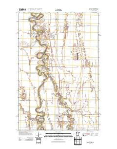 Halstad Minnesota Historical topographic map, 1:24000 scale, 7.5 X 7.5 Minute, Year 2013