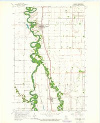 Halstad Minnesota Historical topographic map, 1:24000 scale, 7.5 X 7.5 Minute, Year 1963