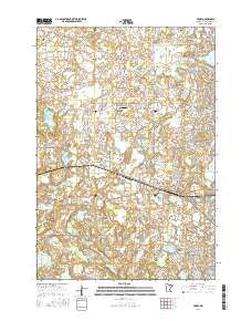 Hamel Minnesota Current topographic map, 1:24000 scale, 7.5 X 7.5 Minute, Year 2016