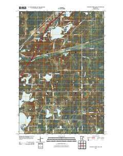 Hanging Horn Lake Minnesota Historical topographic map, 1:24000 scale, 7.5 X 7.5 Minute, Year 2010