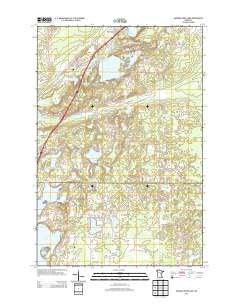 Hanging Horn Lake Minnesota Historical topographic map, 1:24000 scale, 7.5 X 7.5 Minute, Year 2013