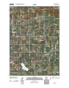 Hanska Minnesota Historical topographic map, 1:24000 scale, 7.5 X 7.5 Minute, Year 2010