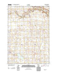 Hanska Minnesota Historical topographic map, 1:24000 scale, 7.5 X 7.5 Minute, Year 2013