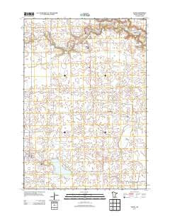 Hanska Minnesota Historical topographic map, 1:24000 scale, 7.5 X 7.5 Minute, Year 2013