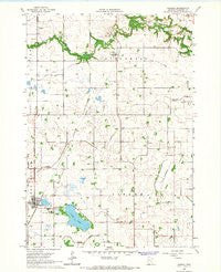 Hanska Minnesota Historical topographic map, 1:24000 scale, 7.5 X 7.5 Minute, Year 1965