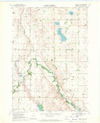 Harder Lake Minnesota Historical topographic map, 1:24000 scale, 7.5 X 7.5 Minute, Year 1970
