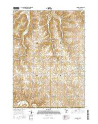 Harmony Minnesota Current topographic map, 1:24000 scale, 7.5 X 7.5 Minute, Year 2016