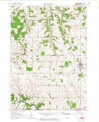 Harmony Minnesota Historical topographic map, 1:24000 scale, 7.5 X 7.5 Minute, Year 1965