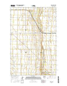 Harold Minnesota Current topographic map, 1:24000 scale, 7.5 X 7.5 Minute, Year 2016