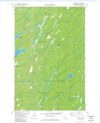 Harris Lake Minnesota Historical topographic map, 1:24000 scale, 7.5 X 7.5 Minute, Year 1981