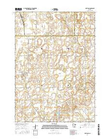 Hartland Minnesota Current topographic map, 1:24000 scale, 7.5 X 7.5 Minute, Year 2016