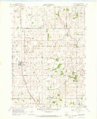 Hartland Minnesota Historical topographic map, 1:24000 scale, 7.5 X 7.5 Minute, Year 1967