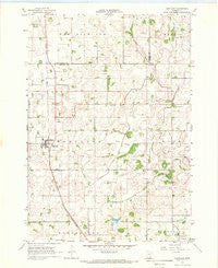 Hartland Minnesota Historical topographic map, 1:24000 scale, 7.5 X 7.5 Minute, Year 1967