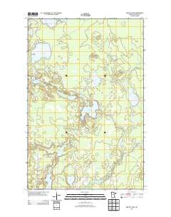 Hartley Lake Minnesota Historical topographic map, 1:24000 scale, 7.5 X 7.5 Minute, Year 2013