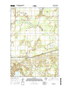 Hassman Minnesota Current topographic map, 1:24000 scale, 7.5 X 7.5 Minute, Year 2016