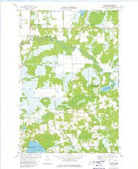 Hassman Minnesota Historical topographic map, 1:24000 scale, 7.5 X 7.5 Minute, Year 1973