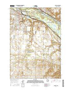 Hastings Minnesota Current topographic map, 1:24000 scale, 7.5 X 7.5 Minute, Year 2016