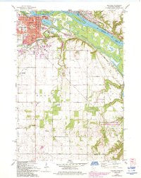 Hastings Minnesota Historical topographic map, 1:24000 scale, 7.5 X 7.5 Minute, Year 1974