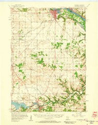 Hastings Minnesota Historical topographic map, 1:62500 scale, 15 X 15 Minute, Year 1957