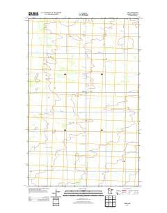 Haug Minnesota Historical topographic map, 1:24000 scale, 7.5 X 7.5 Minute, Year 2013