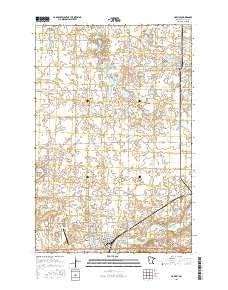 Hawley Minnesota Current topographic map, 1:24000 scale, 7.5 X 7.5 Minute, Year 2016
