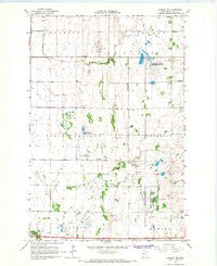 Hawley NW Minnesota Historical topographic map, 1:24000 scale, 7.5 X 7.5 Minute, Year 1966