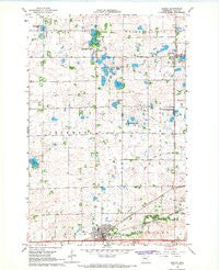 Hawley Minnesota Historical topographic map, 1:24000 scale, 7.5 X 7.5 Minute, Year 1966