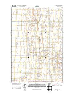 Hawley NW Minnesota Historical topographic map, 1:24000 scale, 7.5 X 7.5 Minute, Year 2013