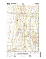 Hawley NW Minnesota Current topographic map, 1:24000 scale, 7.5 X 7.5 Minute, Year 2016