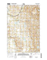 Hawley SE Minnesota Current topographic map, 1:24000 scale, 7.5 X 7.5 Minute, Year 2016