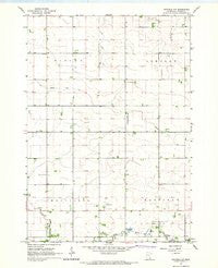 Hayfield NW Minnesota Historical topographic map, 1:24000 scale, 7.5 X 7.5 Minute, Year 1966