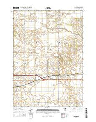 Hayward Minnesota Current topographic map, 1:24000 scale, 7.5 X 7.5 Minute, Year 2016
