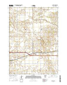 Hayward Minnesota Current topographic map, 1:24000 scale, 7.5 X 7.5 Minute, Year 2016