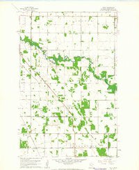 Hazel Minnesota Historical topographic map, 1:24000 scale, 7.5 X 7.5 Minute, Year 1961