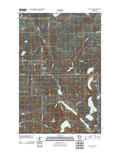 Heart Lake Minnesota Historical topographic map, 1:24000 scale, 7.5 X 7.5 Minute, Year 2011