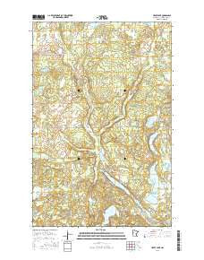 Heart Lake Minnesota Current topographic map, 1:24000 scale, 7.5 X 7.5 Minute, Year 2016