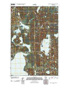 Height of Land Lake Minnesota Historical topographic map, 1:24000 scale, 7.5 X 7.5 Minute, Year 2010