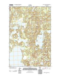 Height of Land Lake Minnesota Historical topographic map, 1:24000 scale, 7.5 X 7.5 Minute, Year 2013