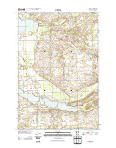 Heinola Minnesota Historical topographic map, 1:24000 scale, 7.5 X 7.5 Minute, Year 2013
