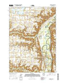Henderson Minnesota Current topographic map, 1:24000 scale, 7.5 X 7.5 Minute, Year 2016