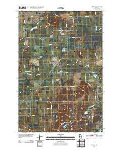 Henning Minnesota Historical topographic map, 1:24000 scale, 7.5 X 7.5 Minute, Year 2010