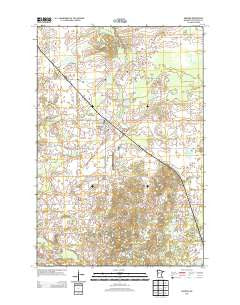 Henning Minnesota Historical topographic map, 1:24000 scale, 7.5 X 7.5 Minute, Year 2013