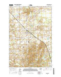 Henning Minnesota Current topographic map, 1:24000 scale, 7.5 X 7.5 Minute, Year 2016