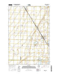 Herman Minnesota Current topographic map, 1:24000 scale, 7.5 X 7.5 Minute, Year 2016